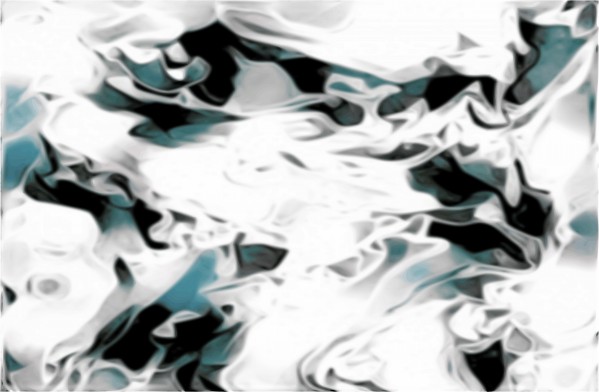 Chills - bluegreen silver white abstract swirls wall art by Jaycrave Designs